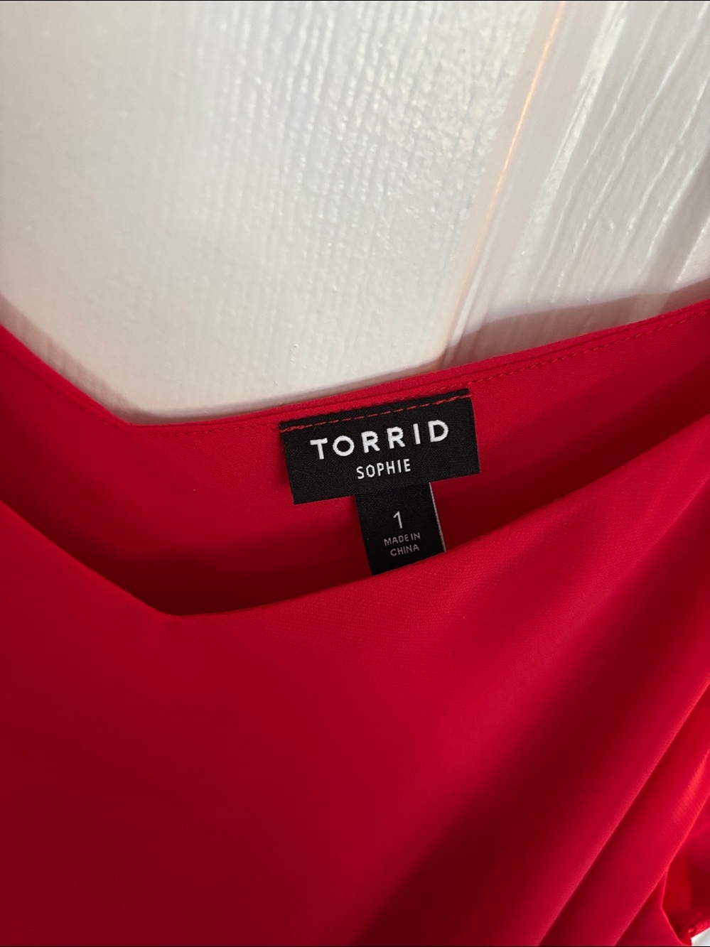 Plus Size Red Swing Tank - Picture 2 of 8